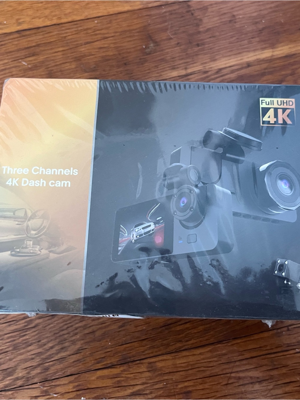 3-Channel 4K Dash Cam - Black